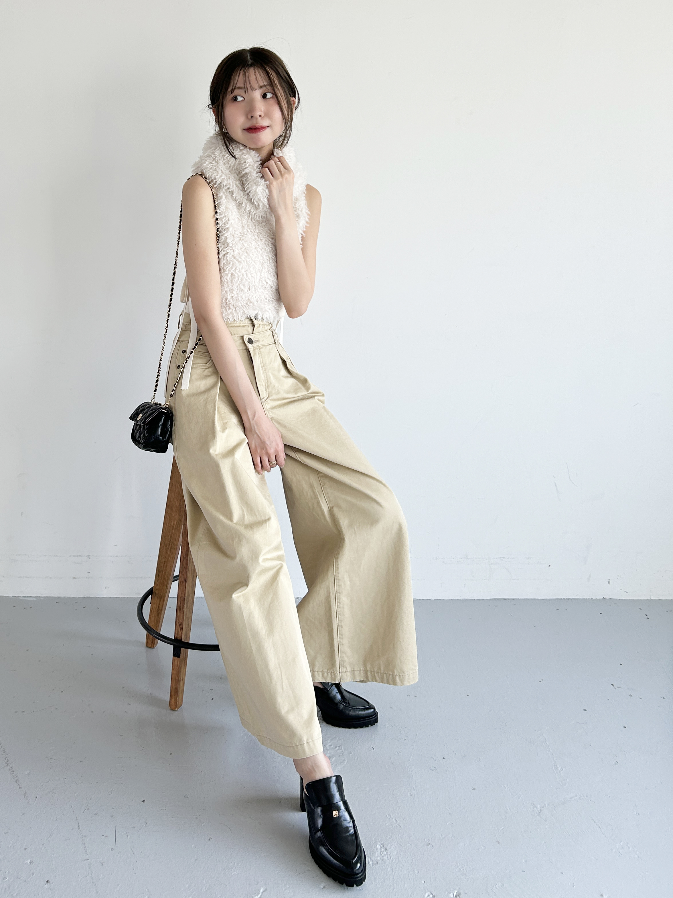 レイヤードデザインパンツ(ロングパンツ)｜パンツ｜SNIDEL(スナイデル