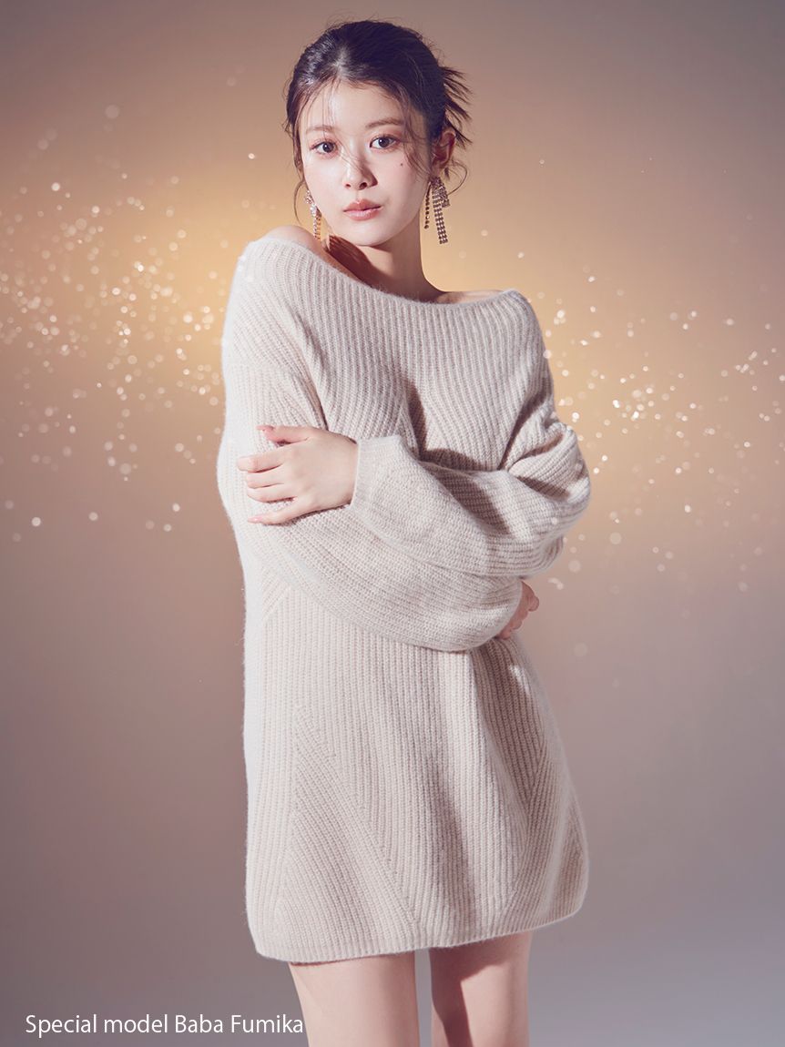 ラクーンミニニットワンピース(ミニワンピース)｜ワンピース｜SNIDEL