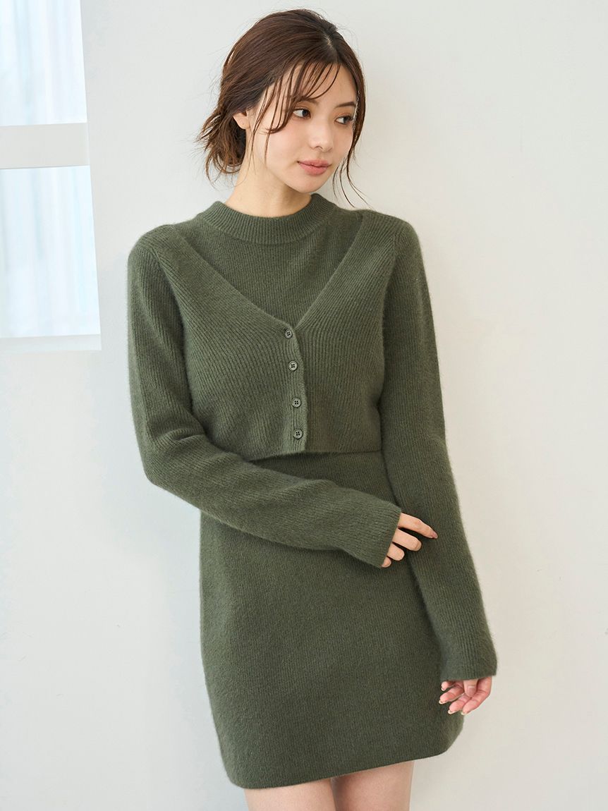 ラクーン畦ノースリミニワンピース(ミニワンピース)｜ワンピース