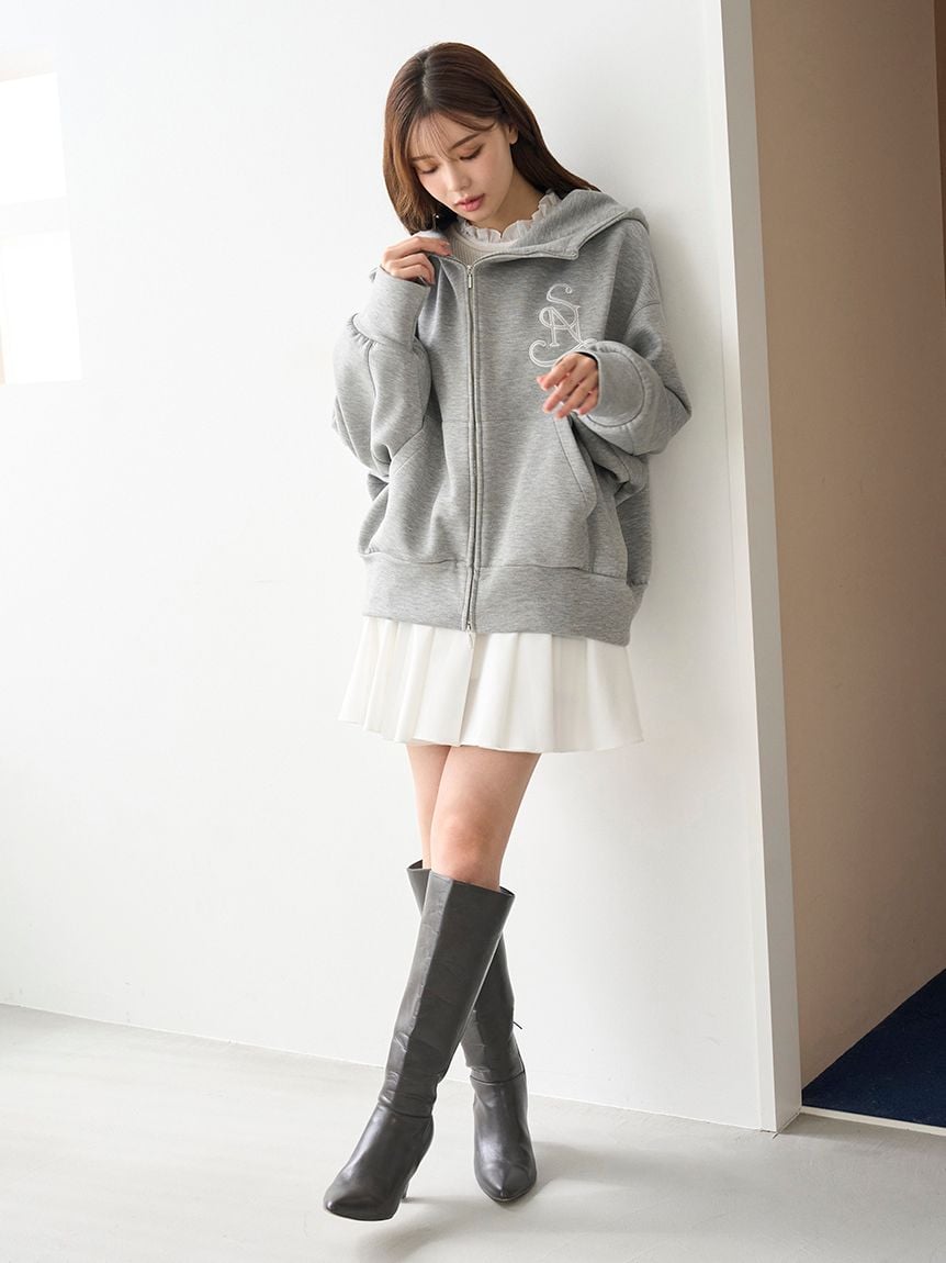 Sustainableドッキングミニニットワンピース(ミニワンピース