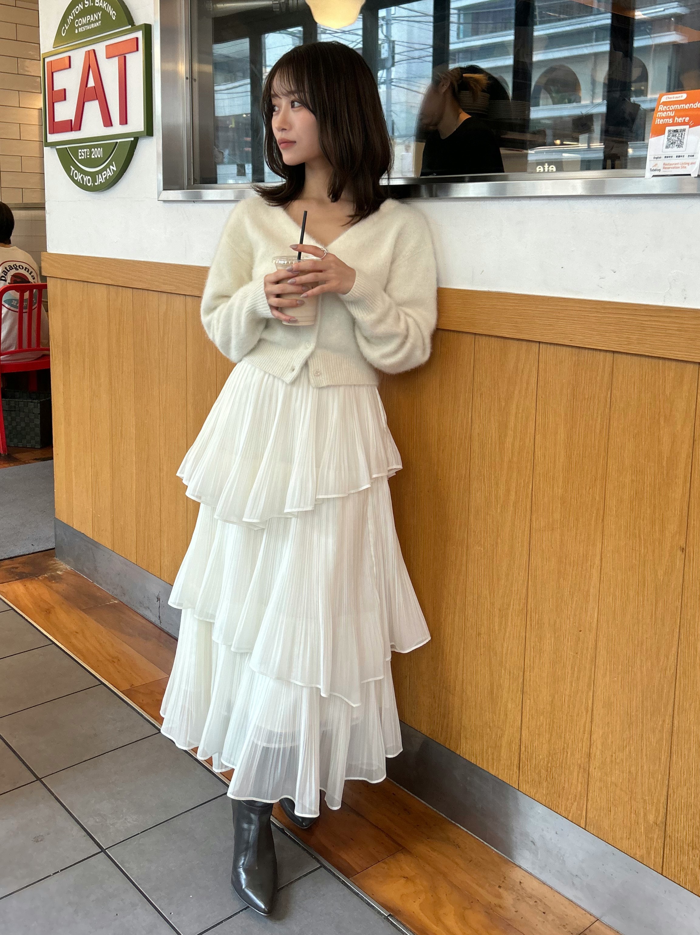 フォックスファーショートカーディガン(カーディガン)｜トップス