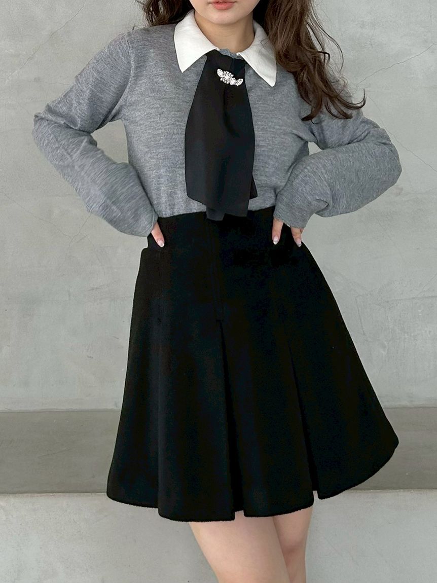 タイ付きビジューカーディガン(カーディガン)｜トップス｜SNIDEL