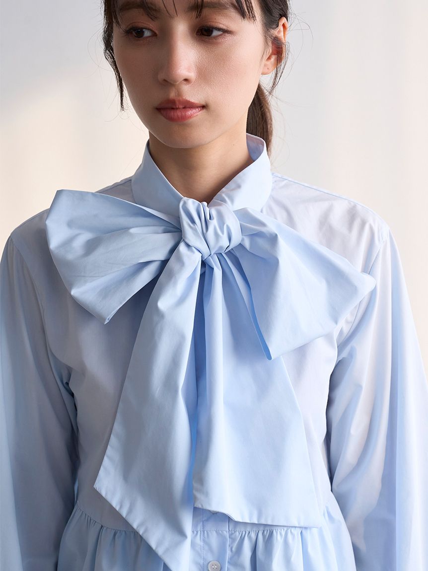 レイヤードボウタイチュニック(ニット)｜トップス｜SNIDEL(スナイデル