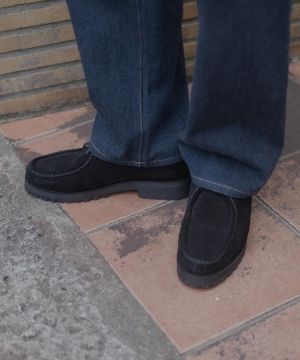 shiun(シウン) ONLINE STORE / BLACK SUEDE MOCCASIN