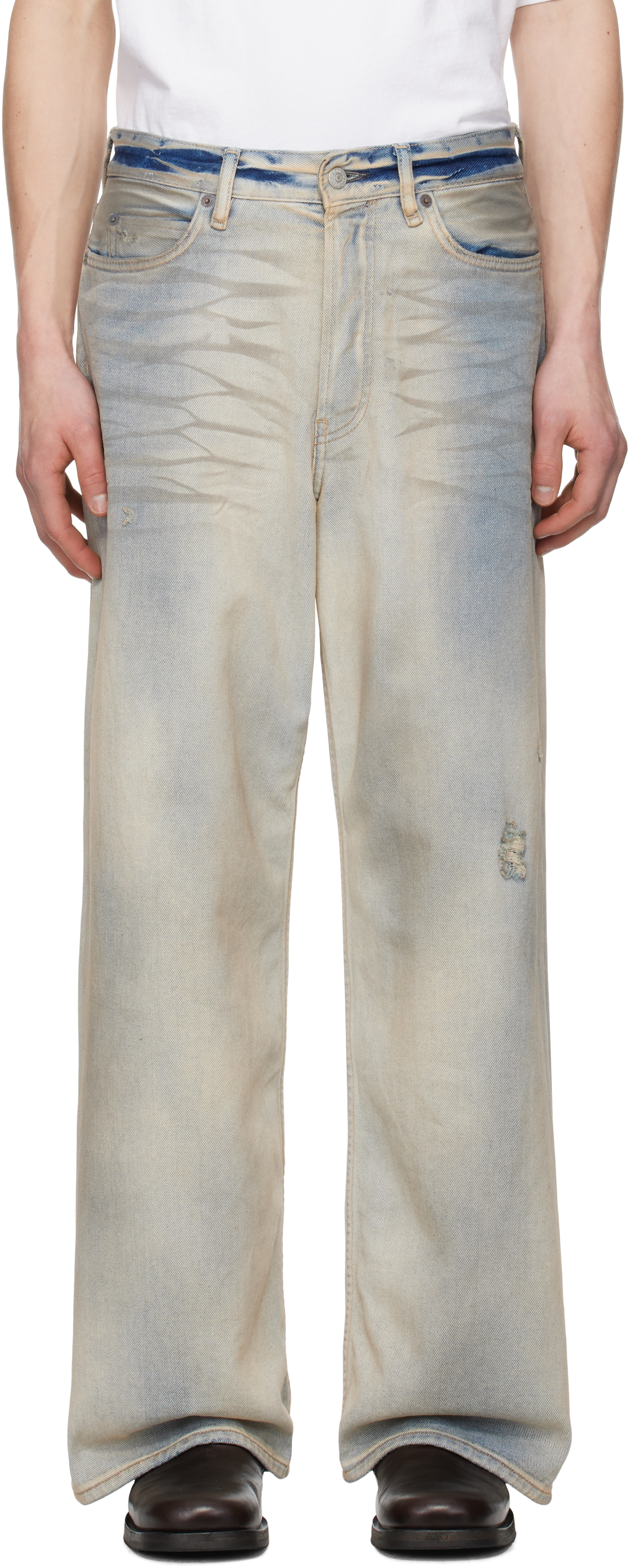 Acne Studiosのブルー 1981M バギーフィット ジーンズがセール中