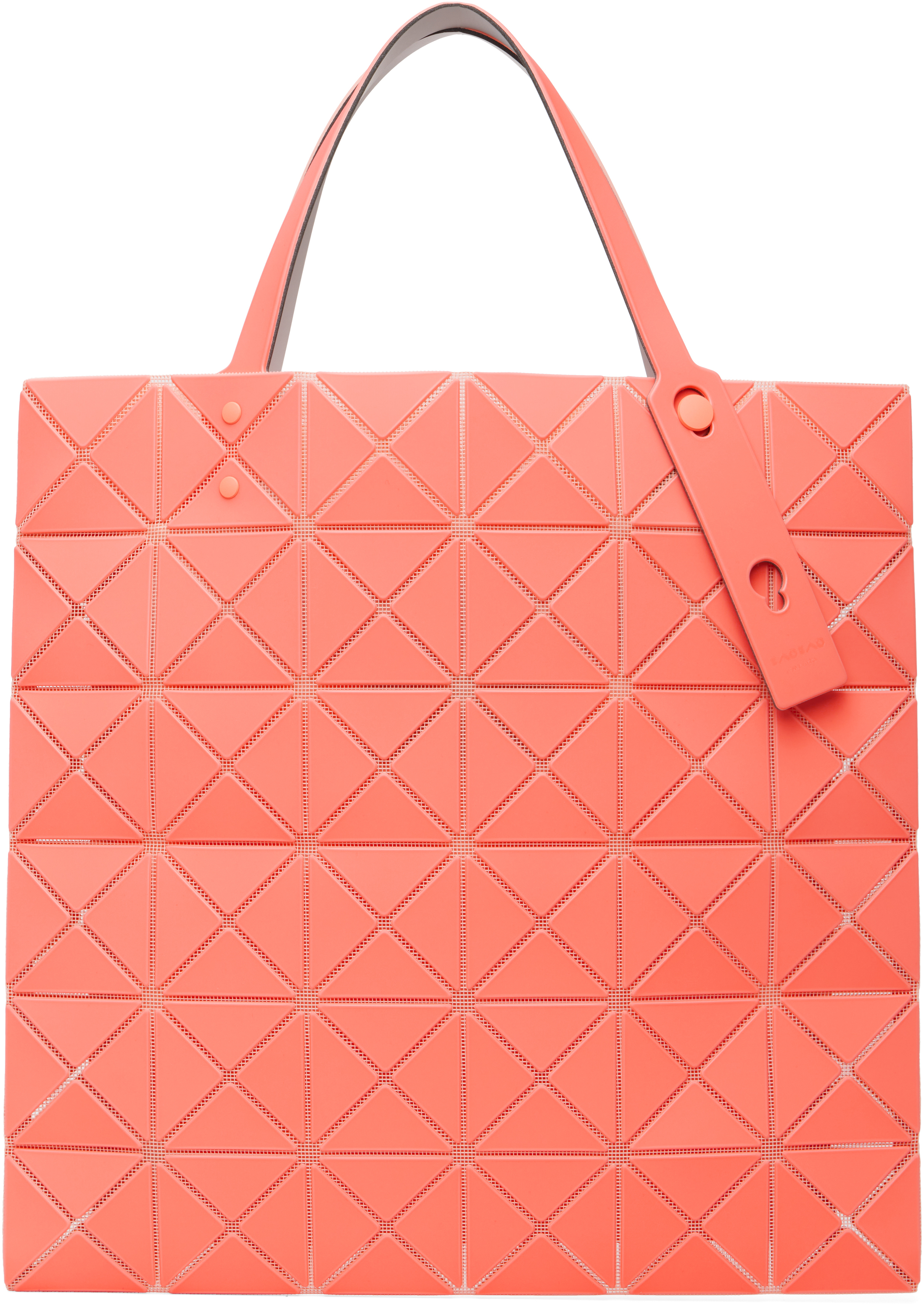Orange Lucent W Color Tote by BAO BAO ISSEY MIYAKE on Sale