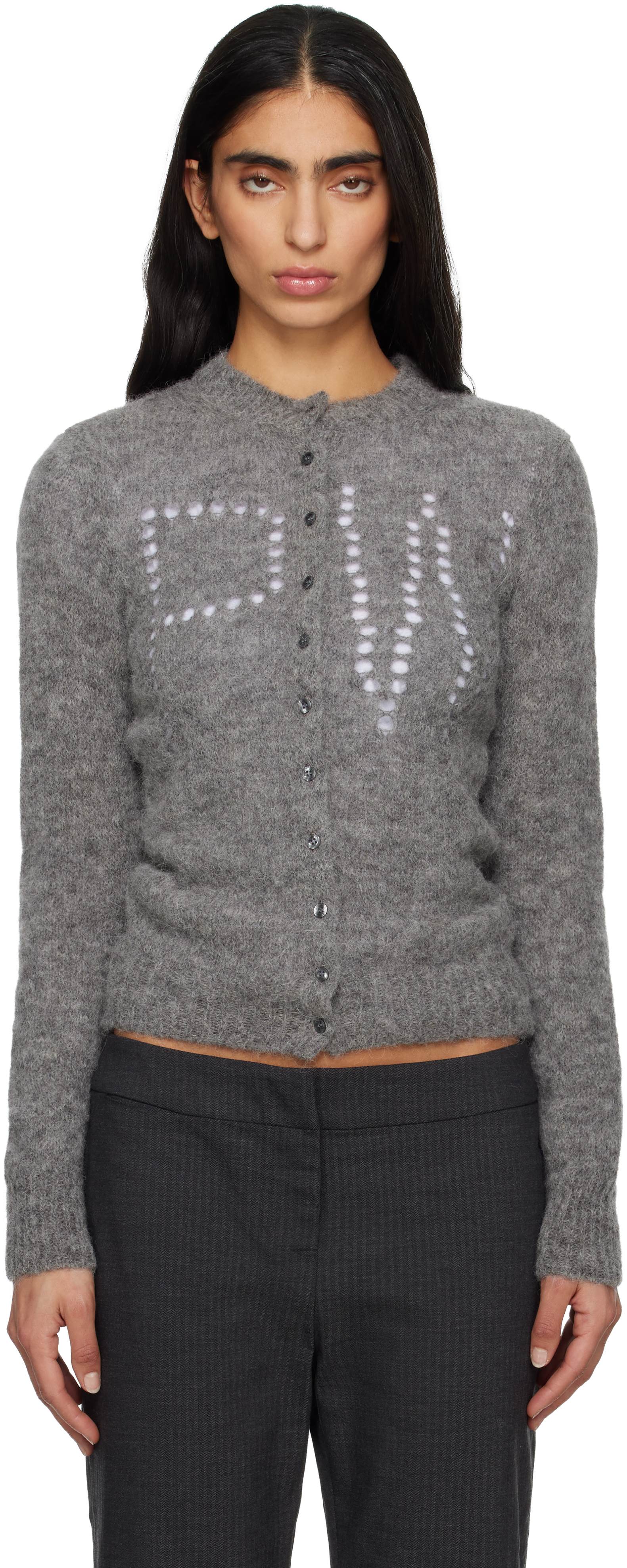 Paloma Wool: Gray Dove Cardigan | SSENSE Canada