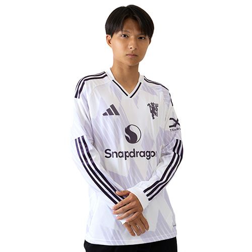 25-26 マンチェスター・ユナイテッド AWAY 長袖ユニフォーム／サッカー