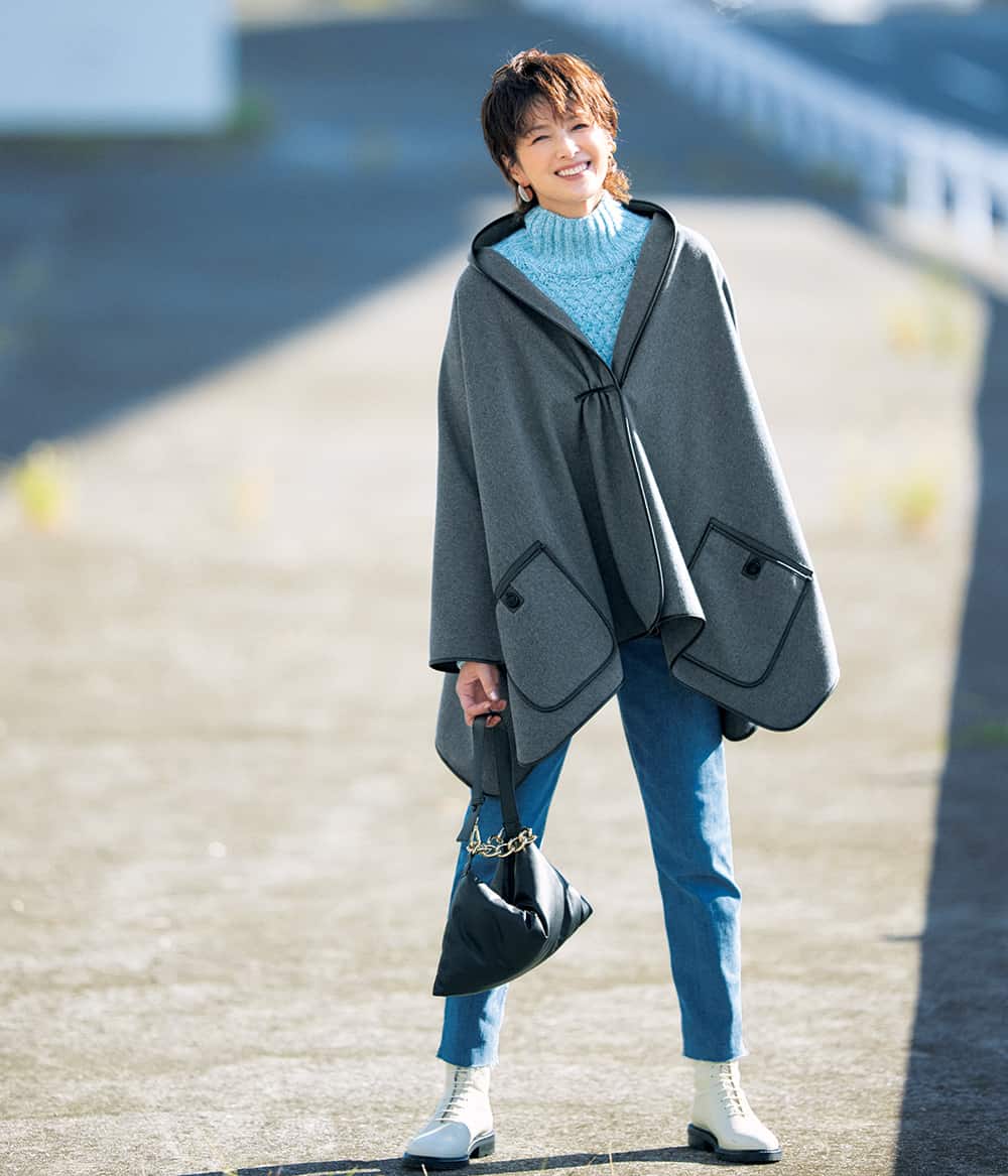 吉瀬美智子×ガリャルダガランテ×STORYコラボアイテムを着た「マイ