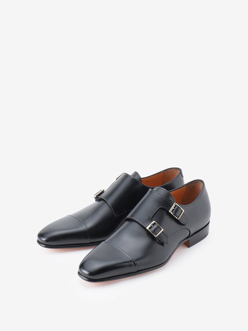 日本限定モデル｜DOPPIA】ダブルモンクシューズ（シューズ）｜SANTONI