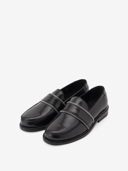 ZIP TRIM LOAFER】レザーローファー（シューズ）｜STRASBURGO OUTLET