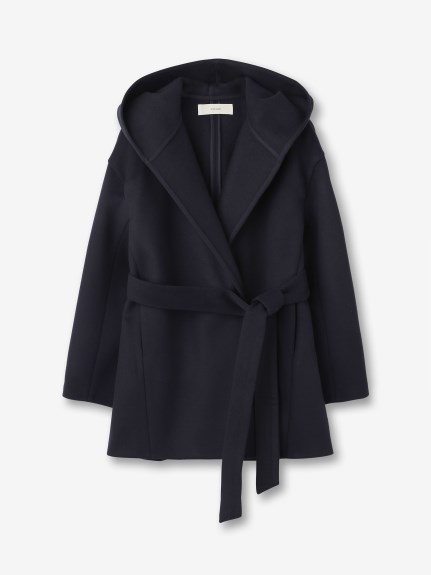 ウールダブルフェイス フードショートコート（アウター）｜CYCLAS