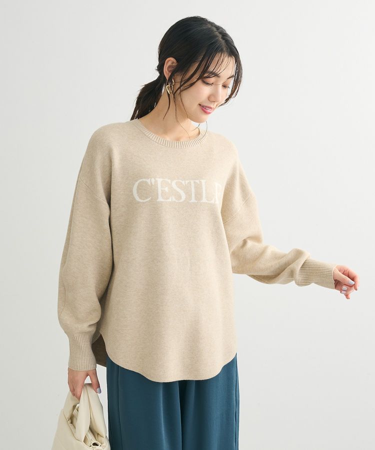 もちやわロゴニットプルオーバー/Green Parks（グリーン パークス）の