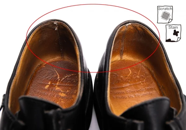 パラブーツPARABOOT ミカエル レザーチロリアンシューズ 黒23.5 (K-135916)