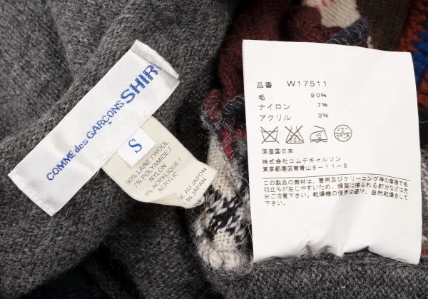 コムデギャルソンシャツCOMME des GARCONS SHIRT フロントパッチワーク