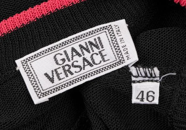 ジャンニヴェルサーチGIANNI VERSACE バイカラーポイントメデューサ