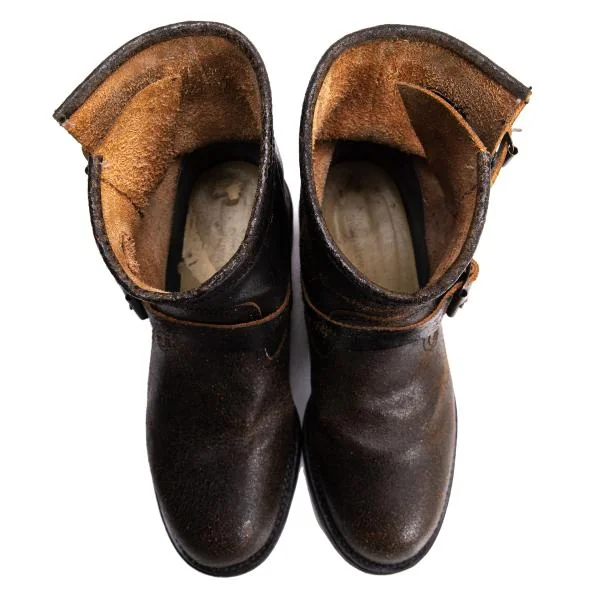 JUNYA WATANABE COMME des GARCONS Crack Leather Engineer Boots