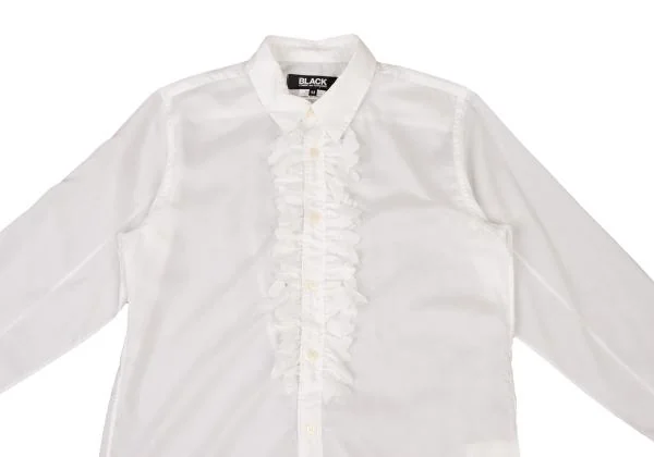 ブラックコムデギャルソンBLACK COMME des GARCONS ポリフロントフリル