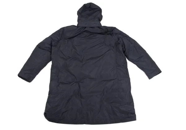 パパスプラスPapas+ フード着脱ロングダウンコート 紺LL (K-149928)