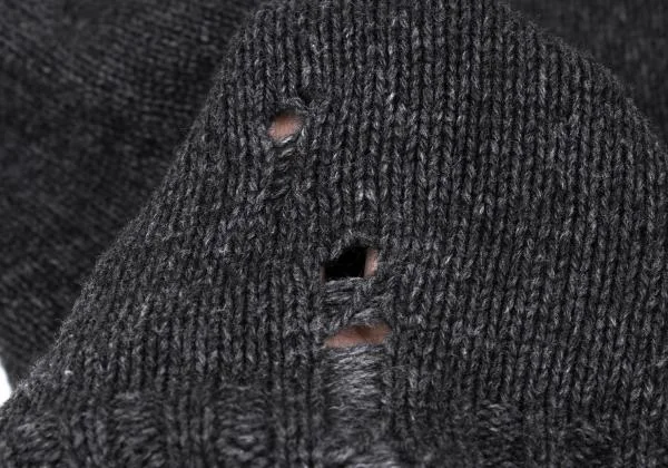 ディーゼルDIESEL ダメージ加工アルパカナイロンレイヤースリーブ