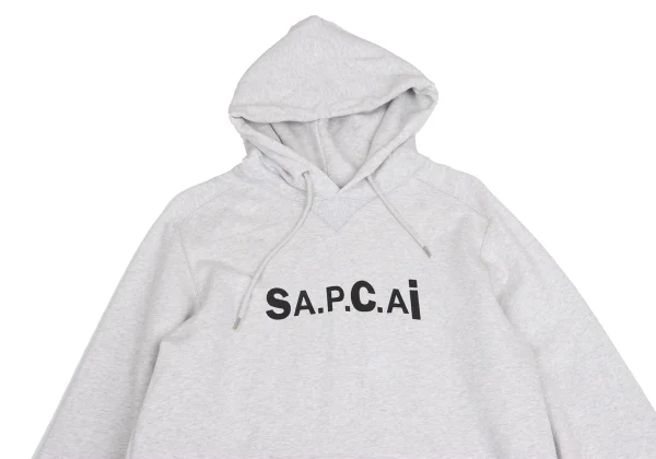 サカイsacai ×アーペーセーA.P.C. HOODIE TAIYO ロゴプリントサイド