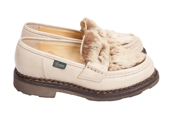 パラブーツParaboot ORSAY LAPIN ラビットファーローファーシューズ