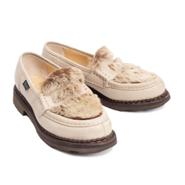 パラブーツParaboot ORSAY LAPIN ラビットファーローファーシューズ