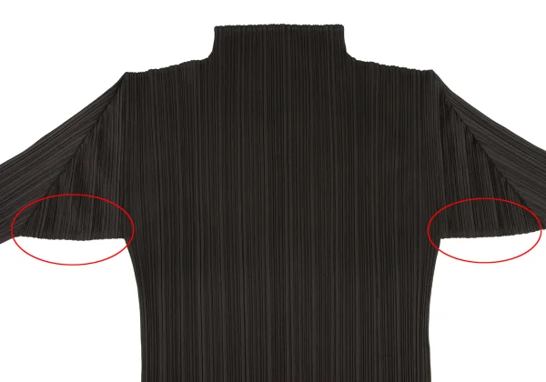 プリーツプリーズPLEATS PLEASE プリーツハイネック長袖カットソー