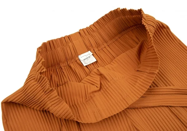 イッセイミヤケ ミーISSEY MIYAKE me ファインニットプリーツガウチョ