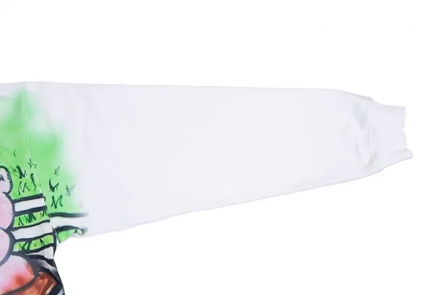 Sky High Farm ALLY BO PIG Graphic Printed Sweat Shirt White XL (K