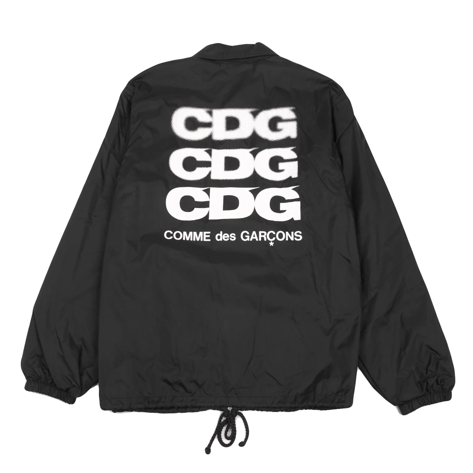 GOOD DESIGN SHOP COMME des GARCONS Printed Coach Jacket Black S (K