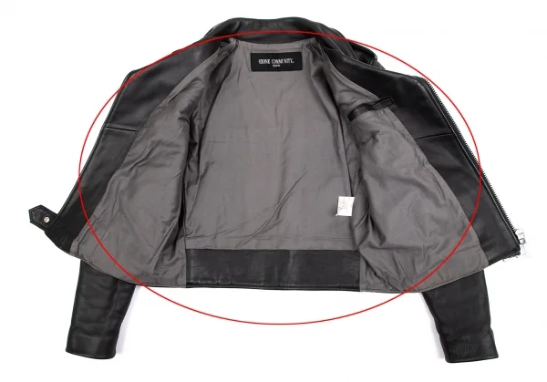 オゾンコミュニティOZONE COMMUNITY カウレザーライダースジャケット