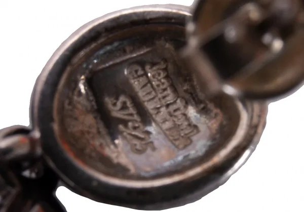 ジャンポールゴルチエJPG ロゴシャープデザインピアス シルバー (K-132041)