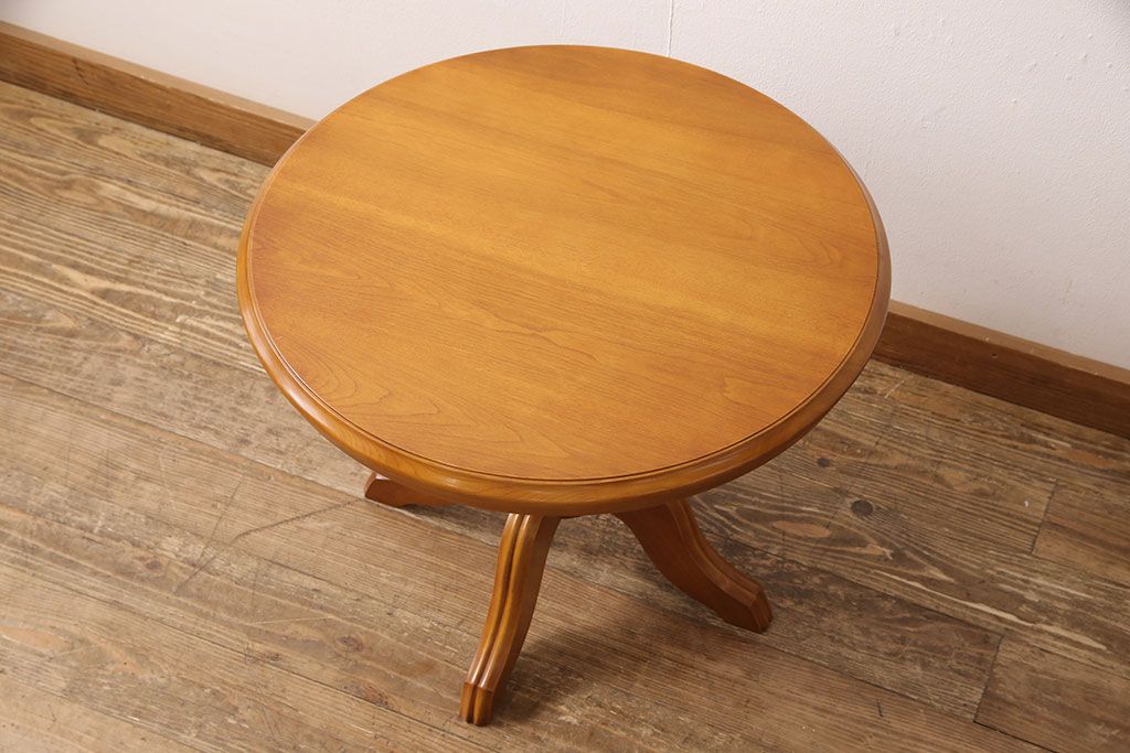 横浜ダニエル ラウンド サイドテーブル 直径60cm クラシック家具 横浜