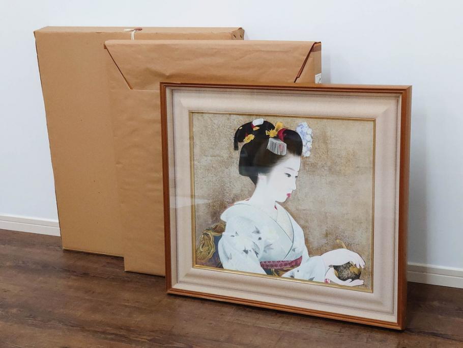 公式】アンティーク家具ラフジュ工房商品詳細ページ真作 中尾淳 「舞妓