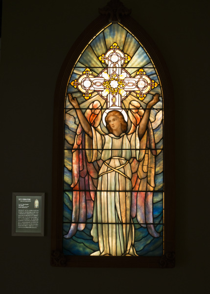 キリストの復活】 ステンドグラス キリスト ルイス・カムフォート