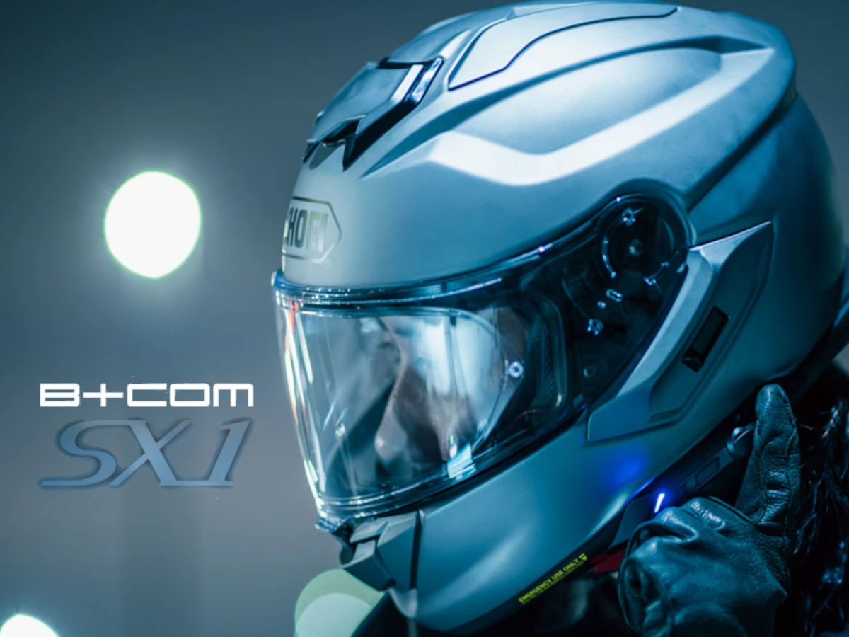 B+COMシリーズ新製品「B+COM SX1」4/19発売。SHOEI「NEOTEC3」「GT-Air