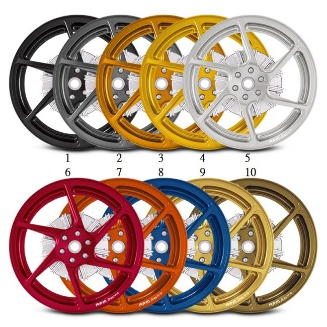 Webike | R.P.M アールピーエム 12インチ 6スポーク リア鍛造ホイール