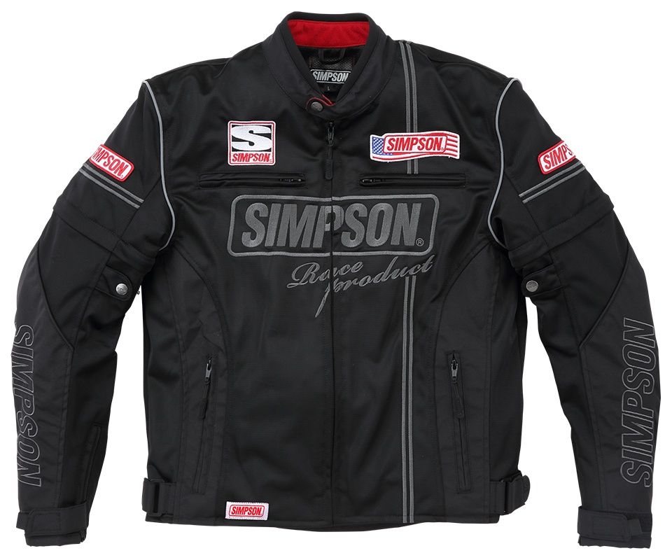 Webike | SIMPSON シンプソン メッシュ ライダースジャケット(NSM-2104