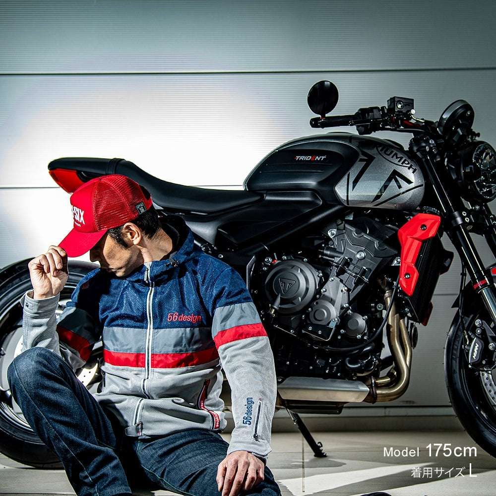 Webike | 56design 56デザイン 【56design×KUSHITANI】CAFE LATTE MESH