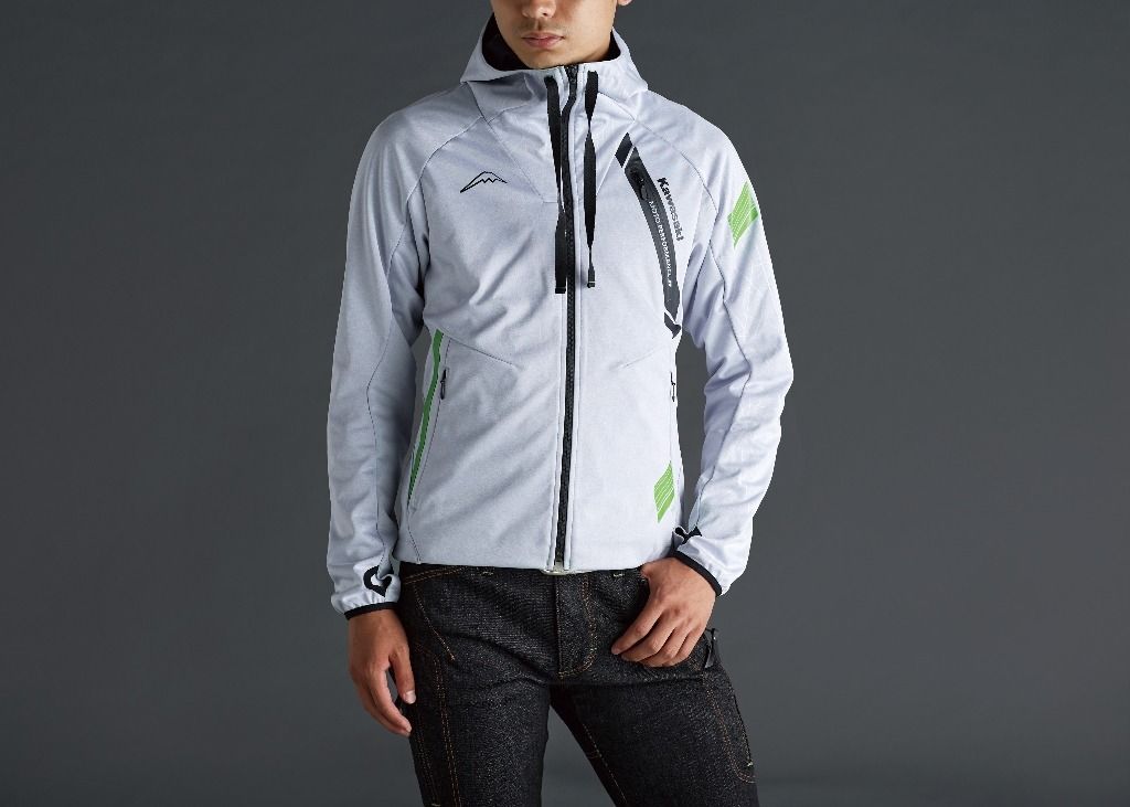 Webike | Kawasaki カワサキ カワサキ×クシタニ ミッドパーカー(J8016