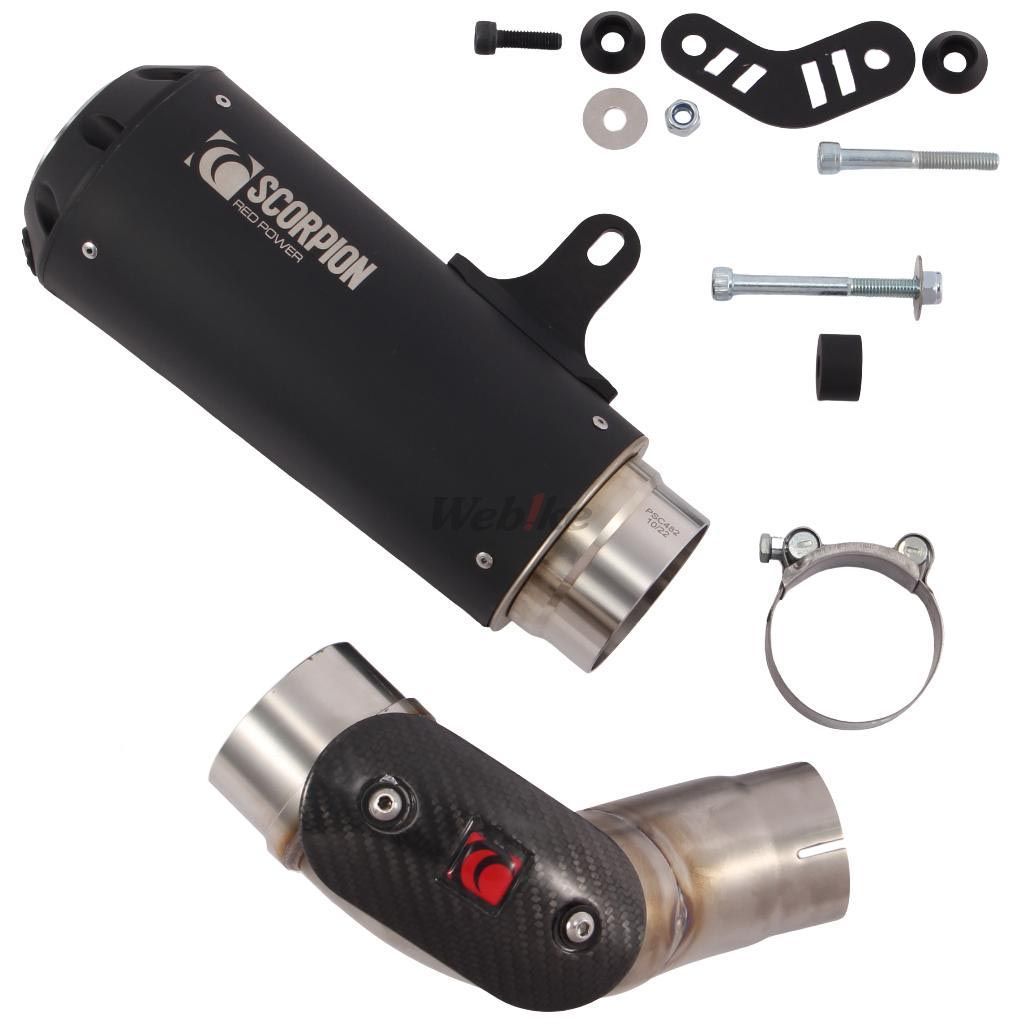 Webike | SCORPION スコーピオン レッドパワー スリップオンマフラー