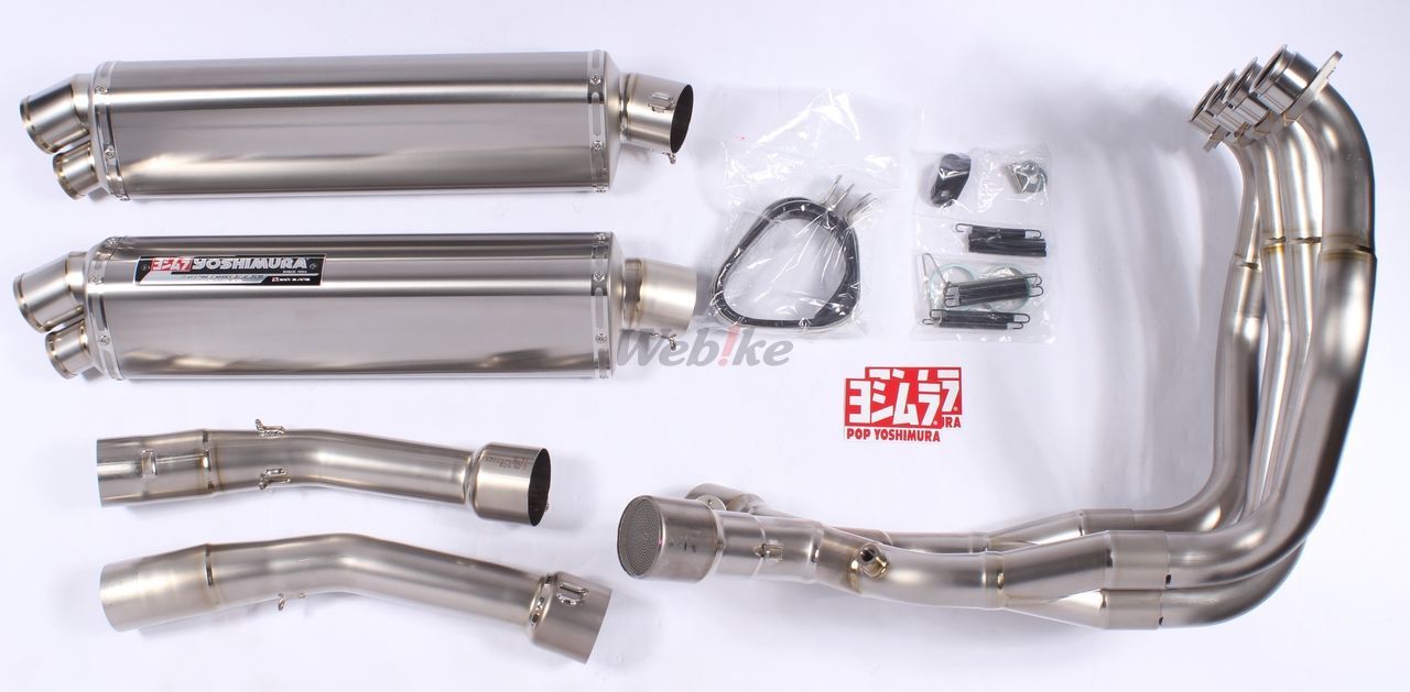 Webike | YOSHIMURA ヨシムラ Tri-Ovalチタンサイクロン 2エンド