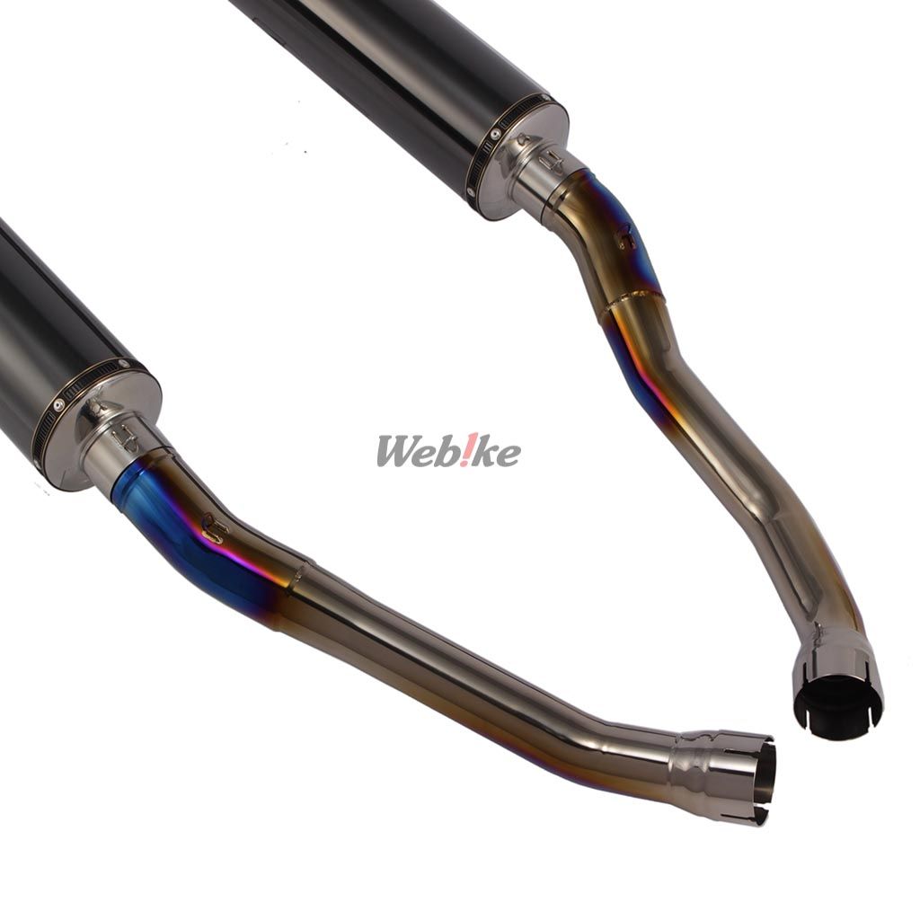 Webike | NOJIMA ノジマ DLC-TITAN スリップオンマフラー ツイン ZX