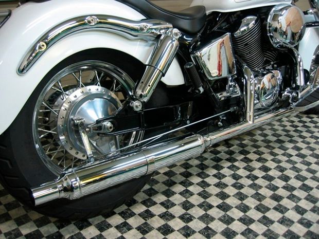 Webike | KENTEC ケンテック クラシック2IN1マフラー (FL) シャドウ400