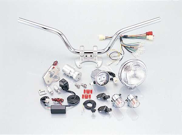 Webike | KITACO キタコ バーハンドルキット(ヘッドライト付／左側