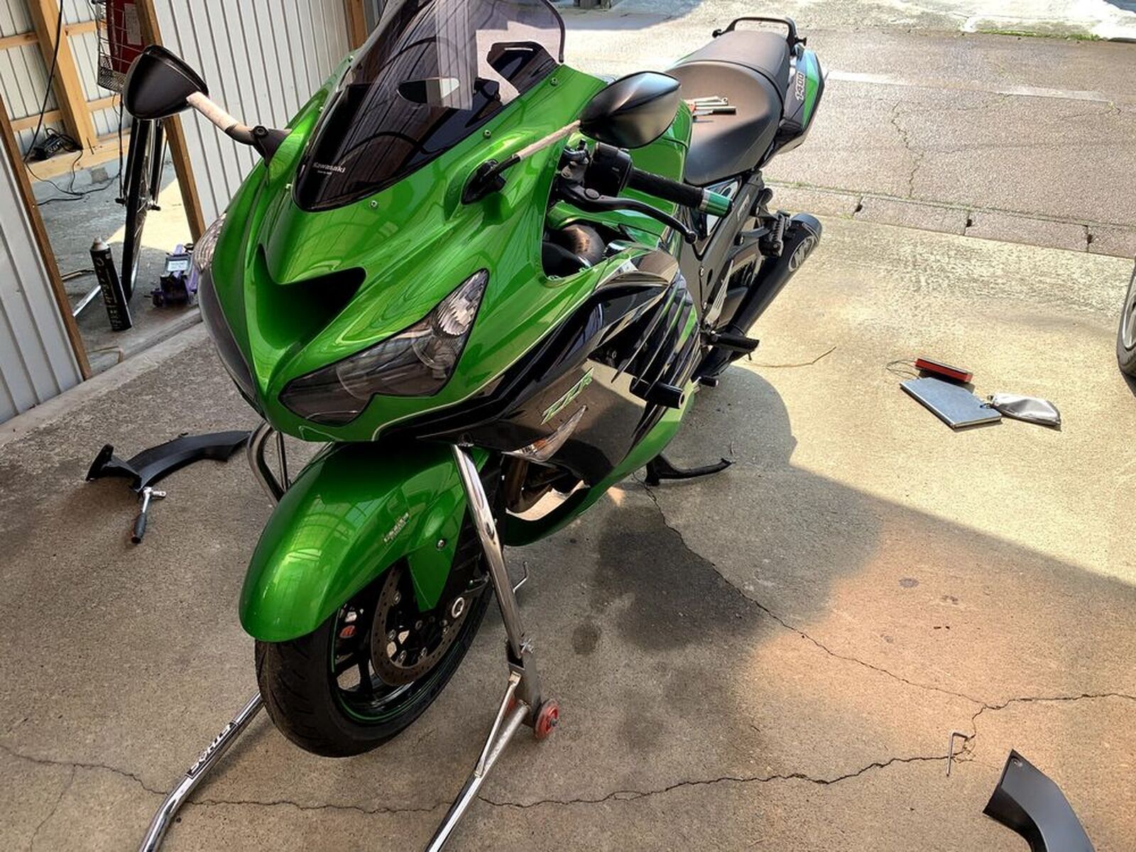 KAWASAKI ZX-14R「車検準備」 | ウェビックコミュニティ