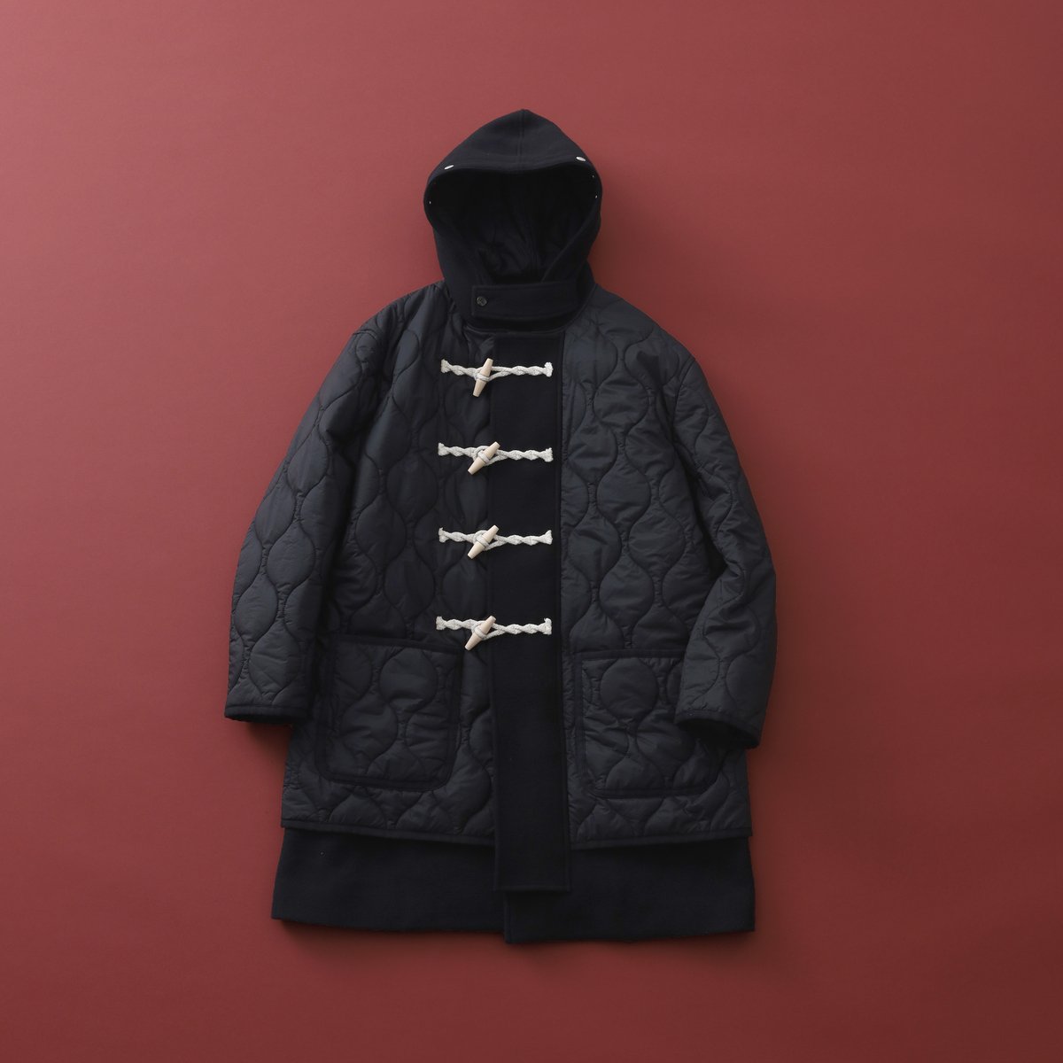 コム デ ギャルソン・オム】大人のダウン200｜ダッフルコート型の中綿