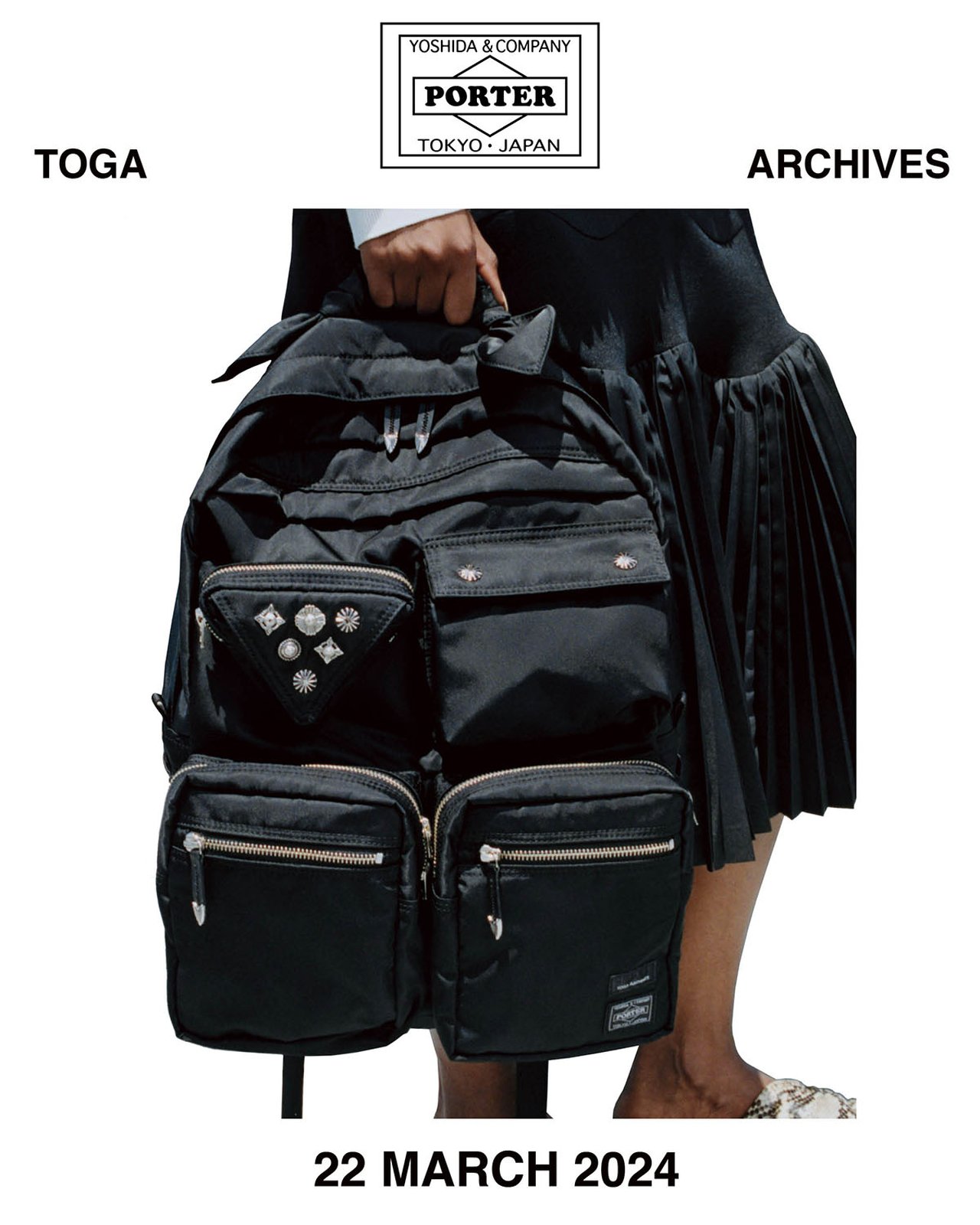 トーガ × ポーター｜完売必至のコラバッグは全3型。ショルダーポーチ