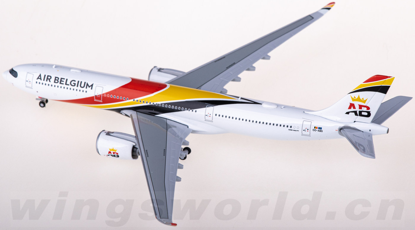 LH4276 Air Belgium 比利时航空Airbus A330-900neo OO-ABG JC Wings 1